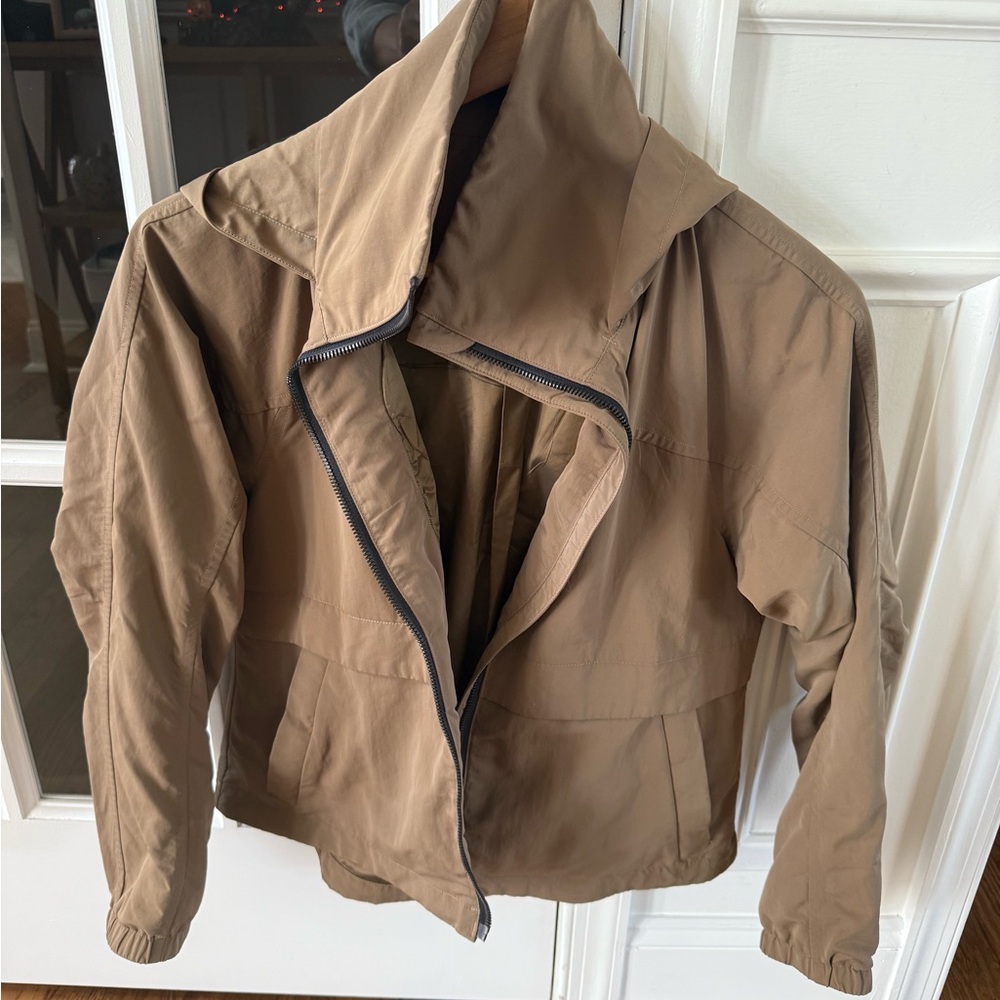 Lululemon Always Effortless Tan/Brown Zip-Up Jacket